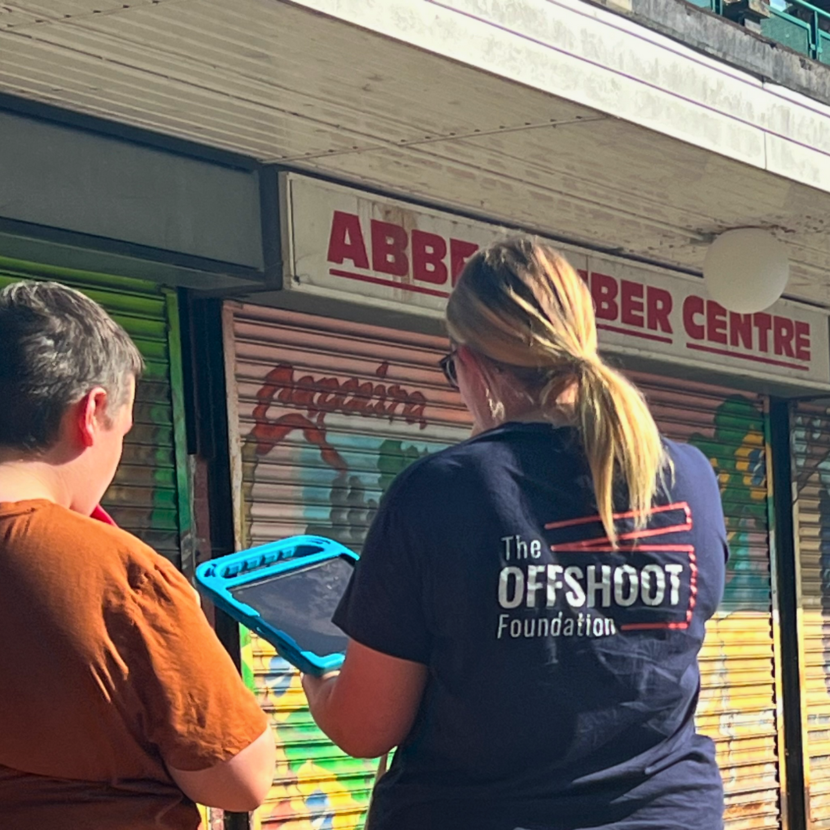 Students working on Deaf Perspectives