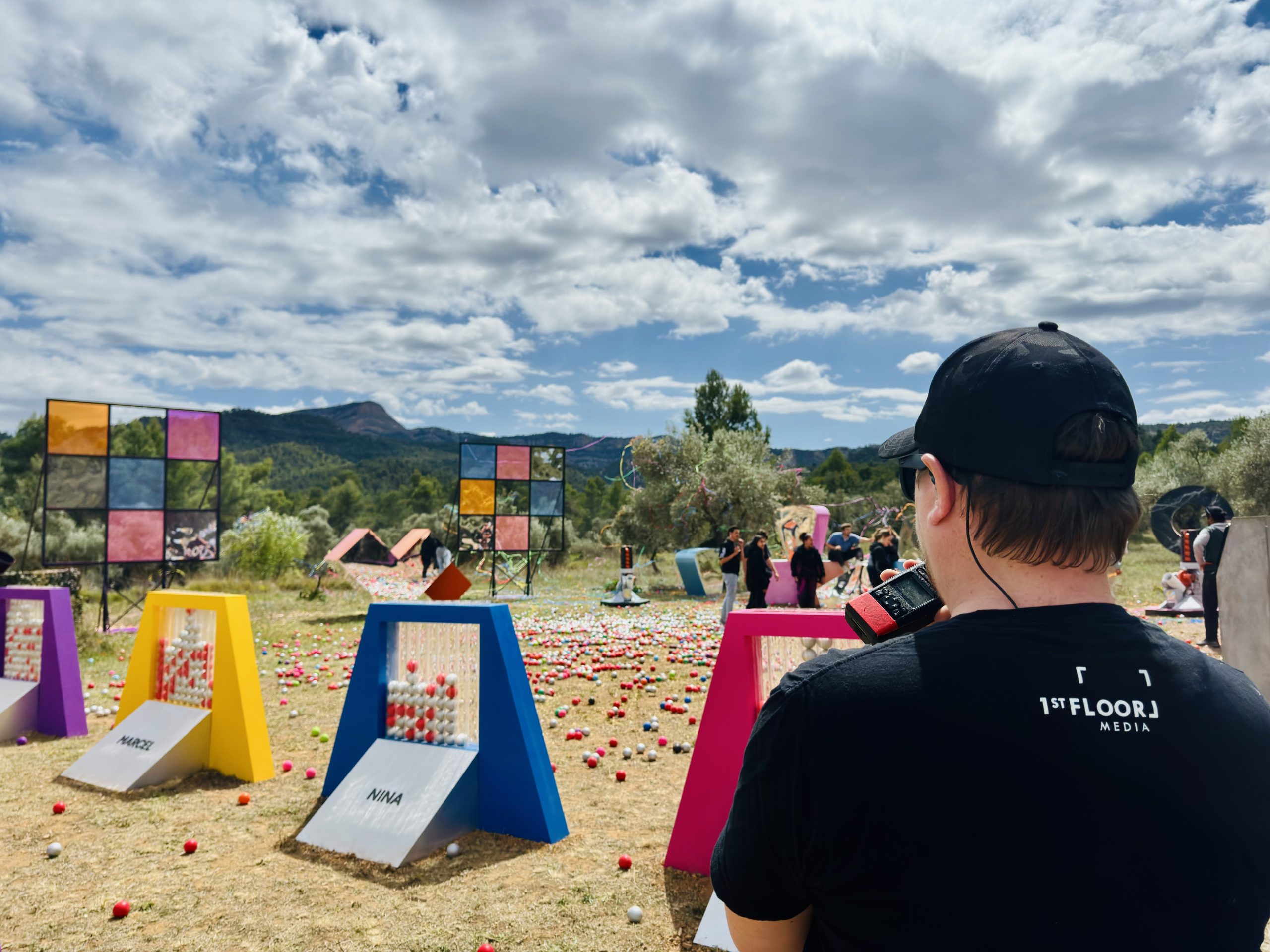 Dan during Offshoot Films experience