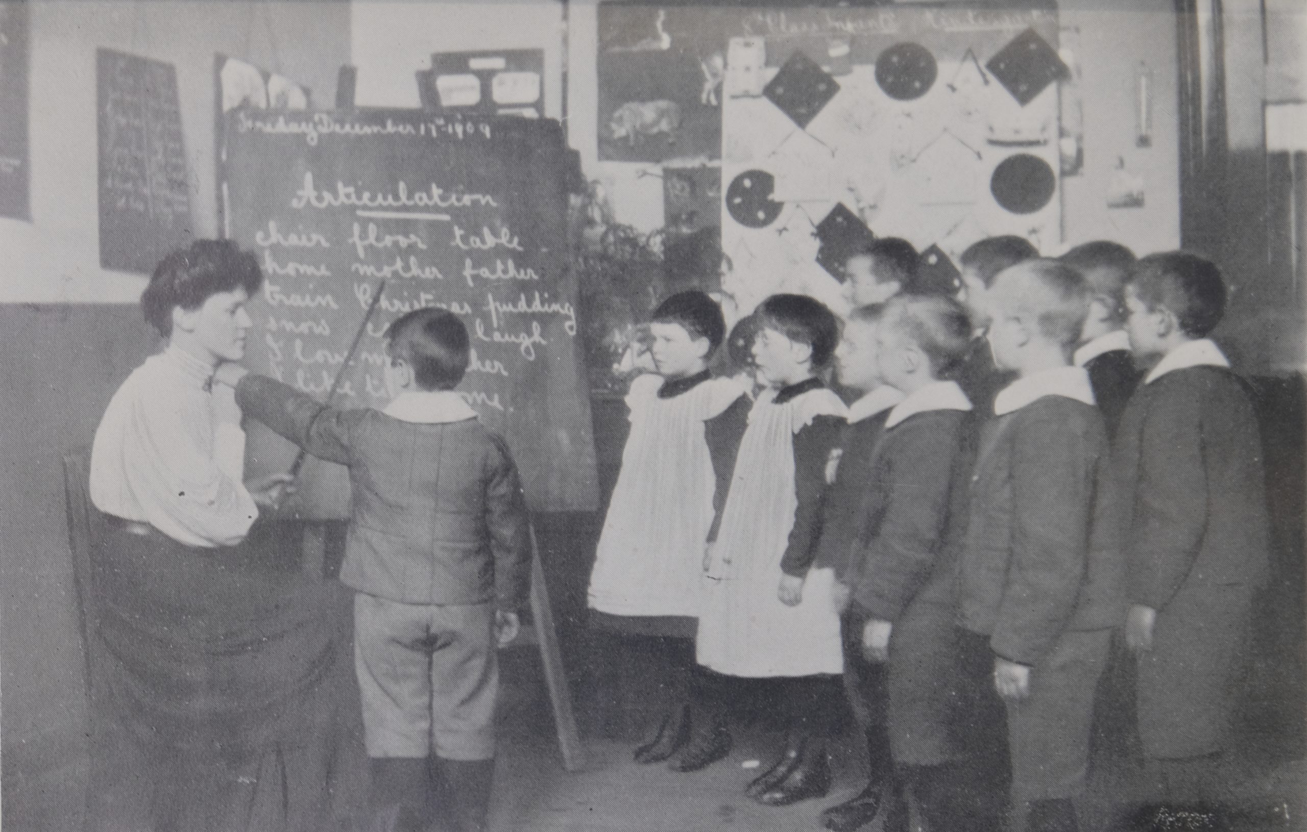 A speech class at the Royal School for the Deaf in Margate